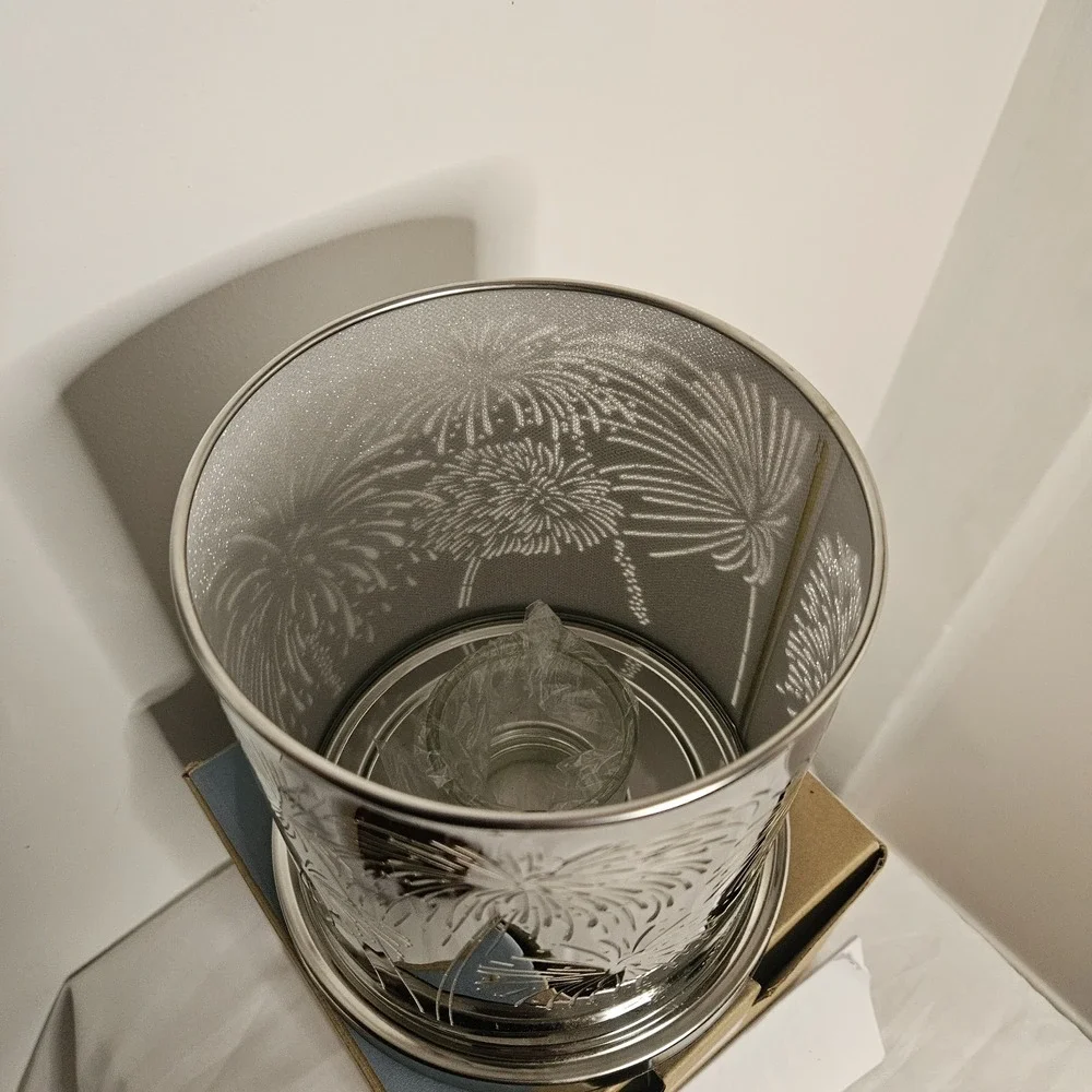 Partylite Enchanted Celebration Silver Candle Holder P 91341 NIB Retired 250th - Picture 7 of 11